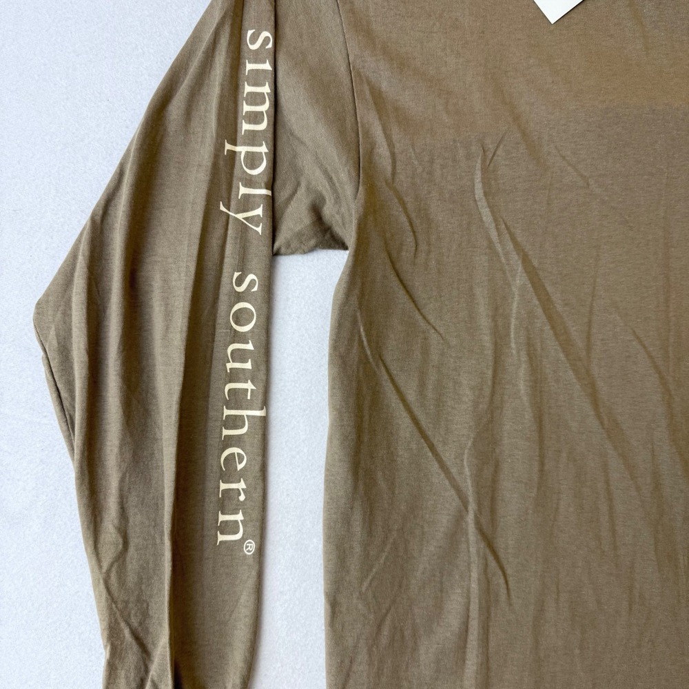 Simply Southern womens Highland Army Green Long Sleeve T-Shirt Large LS-HIGHLAND - Picture 7 of 13